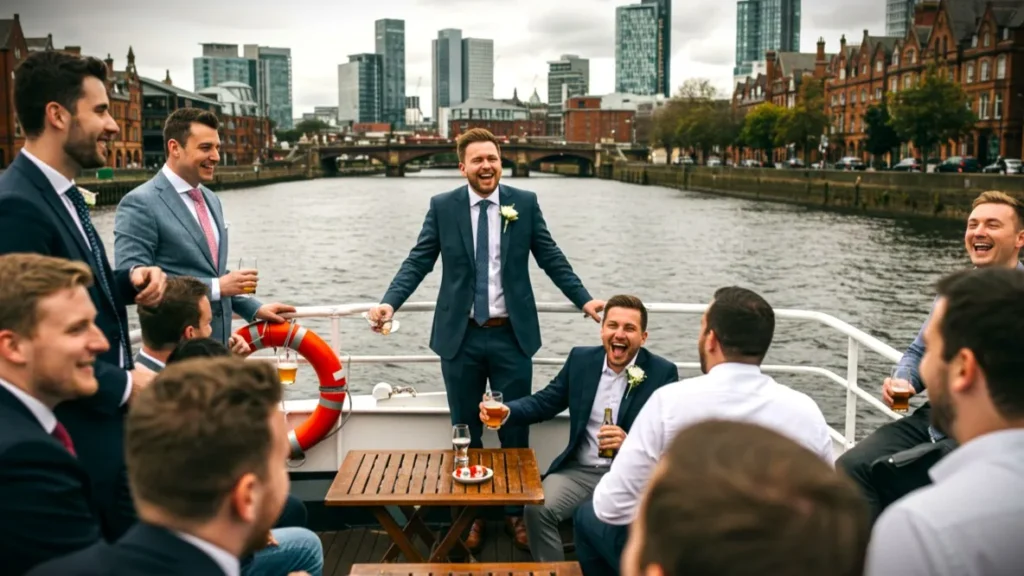 Manchester Stag Weekend: From Go-Karting to VIP Clubbing - private boat cruise