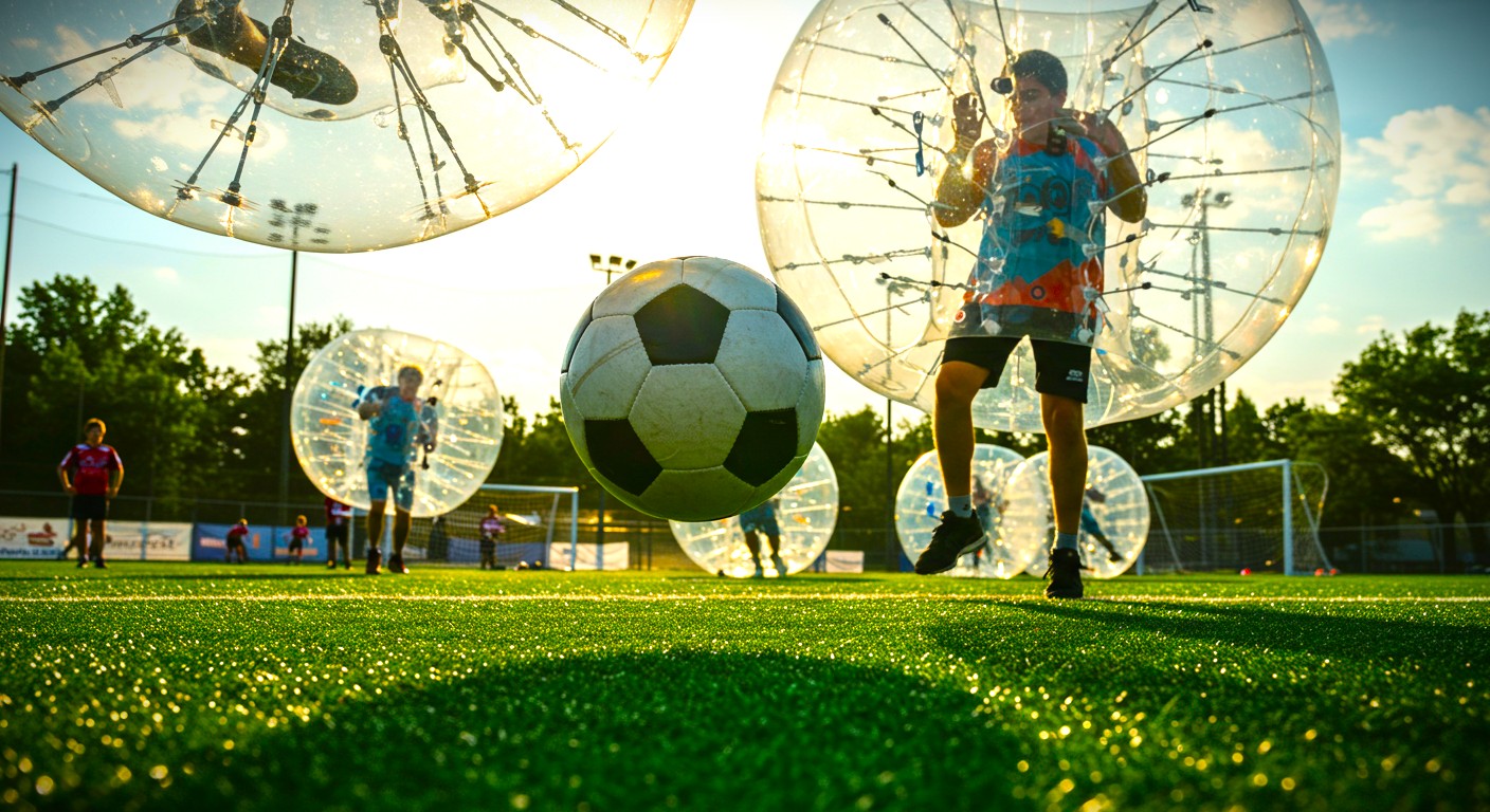 Bubble Football Match in Edinburgh - London, Manchester, Edinburgh